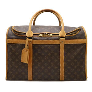 LOUIS VUITTON Monogram Sac Chien Dog Carrier Bag Pet Boston